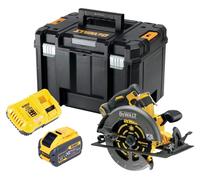 DeWALT DCS 578 NT Sierra circular sin cable 54V XR FlexVolt 190 mm sin escobillas + hoja de sierra + TSTAK - sin batería, sin cargador