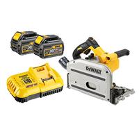 DeWALT - 54V AKU sierra sumergible 165 mm, 2x batería 6,0 Ah FLEXVOLT, cargador DCS520T2