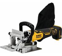DeWalt DCW682NT-XJ, fresadora de ranuras planas a batería, fresadora de espigas (azul), 18V, sistema T STAK, versión básica (sin batería ni cargador)
