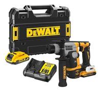 DEWALT DEWDCH172D2 DCH172D2 - Martillo giratorio XR SDS Plus ultracompacto 18V 2 x 2.0Ah Li-ion, 18 V, negro/amarillo
