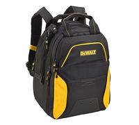 DEWALT DGCL33 Mochila de herramientas de carga USB con 33 bolsillos, color amarillo