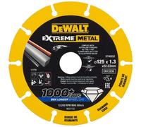 DeWalt Disco de corte DT40252-QZ Extreme Metal 125 x 1.3 x 22.3 mm Negro/Amarillo