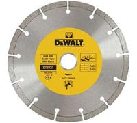 DEWALT DT3721-QZ - Disco de diamante para corte en seco con borde segmentado 180x22.2mm, para materiales de construcción