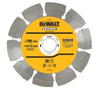 DEWALT - Disco de diamante para mármol y granito, 100 mm de diámetro con un orificio de 20/16 mm, DX3801