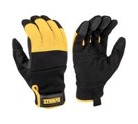 DEWALT DPG749 - Guante unisex con forro Thinsulate de 40 g para clima frío con palma acolchada, nudillos y pantalla táctil, color amarillo y negro, talla XL