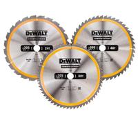 Dewalt dt1126-qz - hojas de sierra circular, 3-pack 305 x 30,