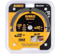 DeWALT Disco de corte DT1471 165x20 mm 4 dientes de diamante policristalino Fibrocemento
