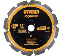 DeWalt DT1474-QZ - Hojas para corte de multi-material (fibrocemento), 250 x 30 mm, 12D