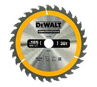 DeWalt Hoja de sierra circular DT1935 para madera – 165/20 mm, 30 dientes – 1 unidad