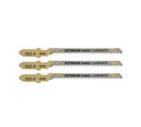 DeWalt DT2081-QZ - Hojas de sierra de calar HCS de 82 mm para madera y todo tipo de laminados de hasta 15 mm de espesor, paso de 1,4 mm