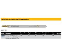 DeWalt Hoja de sierra de calar DT2084-QZ Extreme 180 mm – Corte recto y curvo en metal hasta 120 mm