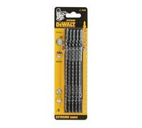 DeWalt Hoja de sierra de calar DT2167-QZ HCS 180 mm, paso 4 mm, madera hasta 120 mm, 5 piezas