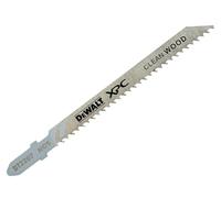 DeWalt DT2207-QZ - Hoja de sierra de calar XPC, longitud: 100mm, paso de diente: 2.5mm, para cortes limpios y sin astillas de laminados y madera hasta 40mm de espesor, Arándano
