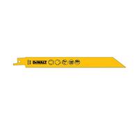 DeWalt DT2353-QZ - Hoja de sierra sable bi-metal, longitud de 203 mm, paso de diente de 1,8 mm, para cortes en metal y metales no ferrosos, chapa metálica, tuberías y perfiles