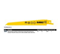 DeWalt DT2359-QZ - Sabre blade for quick cuts in wood with nails and hard plastics, 152x4.2mm, set of 5. Ideal for wood cutting and versatile in various applications.