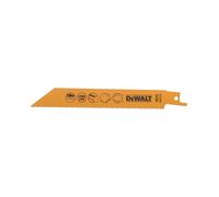 DeWalt DT2361-QZ - Hoja de sierra de sable bi-metal, longitud de 152 mm, paso de diente de 1,8 mm, para cortes en metal y metales no ferrosos, chapa metálica, tuberías y perfiles