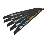 DeWalt Hoja de sierra sable DT2407L-QZ Extreme 2x 152 mm, paso 1,8-1,4 mm para metal