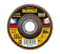Dewalt DT30621-QZ - Disco de la aleta 115 mm k80 plana tipo 27,