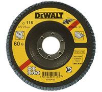 Dewalt DT3256-QZ - Discos de fibra Extreme, 180 mm, multilijas cóncavos, 115 mm, grano 60