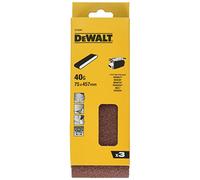 Dewalt DT3640-QZ - Lijado cinturón de 75x457 k40, 3 pieza,