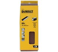 Dewalt DT3641-QZ - Lijado cinturón de 75x457 k60, 3 pieza,