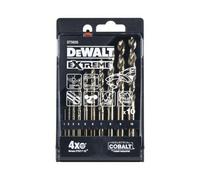 DeWalt Juego de brocas para metal DT5935-QZ Extreme Kobalt 10 piezas (1-10 mm, incluye estuche)