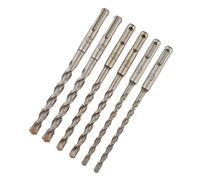 Dewalt dt60302-qz juego de 6 brocas sds-plus, Ø6mm x2, Ø8mm x2, Ø10