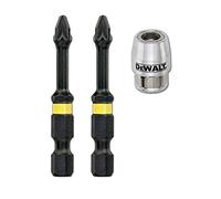 DeWalt Punta de destornillador DT70535T-QZ Pz2 57 mm Adaptador magnético con bloqueo 2 piezas