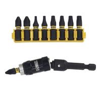 DeWalt Juego de puntas de atornillado DT70578T-QZ 10 piezas Flextorq 25 mm con soporte pivotante