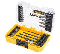 DEWALT DT70708, Juego de 25 Piezas, Caja Robusta con Variedad de Accesorios, PH2, PZ2, T25 y Más, Compatible con TSTAK, Extracción Fácil de Puntas, Porta puntas magnético