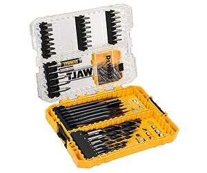 DeWalt DT70758-QZ - Juego de 57 Piezas Madera, Brocas de Pala Extreme, Puntas para atornillar, portapuntas magnético y guía telescópica