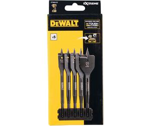 Dewalt dt70834-qz, set de brocas planas para madera, uso profesional e