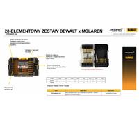 Dewalt dt70902t-qz mclaren flextorq juego de puntas de destornillador,