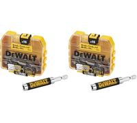DeWalt DT71573-QZ - Toughcase: Estuche de accesorios PH2 x2, PZ2 x2, PZ3, T20 x6, T25 x4 Para taladro atornillador (Paquete de 2)