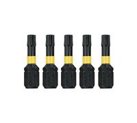 DeWalt DT7384T-QZ - Pack de 5 puntas torsión de impacto T30, 25 mm