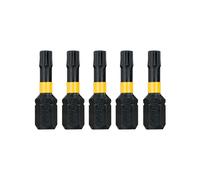 Dewalt dt7384t-qz pack de 5 puntas torsión de impacto t30, 25mm, idea