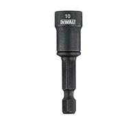 DeWalt Llave de vaso hexagonal DT7466-QZ – magnética, de impacto, limpieza fácil 10 mm Plata