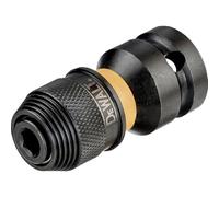 DeWalt Adaptador para llaves de vaso de impacto DT7508-QZ 1/2" a 1/4" 5,1 cm Amarillo/Negro