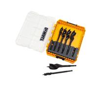 DeWALT Juego de 6 brocas DT90238 triple flauta para madera 152 mm (13,16,20,22,25,32 mm)