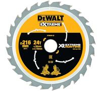 DeWalt Hojas para sierra circular DT99568-QZ XR Extreme Runtime 216 x 30 mm 24 dientes 7º