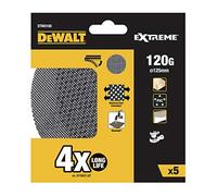 DeWalt Lija malla autoadherente DTM3105-QZ para lijadoras orbitales Ø125 mm Grano 120 Pack 5 hojas