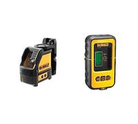 Dewalt DW088CG-XJ DW088CG-XJ-Láser autonivelante de 2 líneas en cruz VERDES + DE0892G-XJ DE0892G-XJ-Detector de líneas para láseres Verdes, 0 W, 0 V, Gris, One size