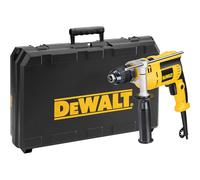 DEWALT DWD024KS-QS, Taladro percutor 701W, Potencia de salida 302W, 0-2800 rpm, 8.6Nm de par, Portabrocas sin llave 1.5-13mm, Empuñadura lateral, Tope de profundidad, Velocidad variable, Incl. Maletín