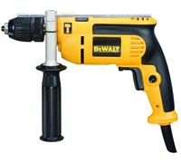 DeWalt Taladro percutor DWD024S-QS 650W sin llave, compacto, empuñadura lateral