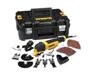 DEWALT DWE315KT-QS-300W Oscillating Multitool, 22,000 OPM, includes 37 accessories and case.
