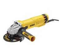 DEWALT -DWE4237-QS - Amoladora Angular - Con protección antiarranque, carcasa protectora y mango lateral multiposición - Cuchilla Ø125mm - Velocidad en vacío 11500 rpm - 1400W