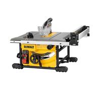 DEWALT DWE7485-QS - Sierra de Mesa Compacta 210 mm, Diámetro de Hoja 210/30mm, 5800 rpm de Velocidad, Biselado de 48º, Máx. Cap. de Corte (Derecha/Izquierda) 622/318mm