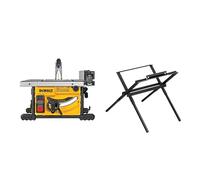 DEWALT DWE7485WS Sierra de mesa compacta de trabajo de 8-1/4 pulgadas con soporte
