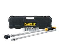 DEWALT DWMT45012- Juego de 12 herramientas de llave dinamométrica, 6,9-34,5 kgf·m, kit de cambio de neumáticos, con caja de almacenamiento