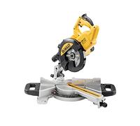 DEWALT DWS773-QS - Sierra Ingletadora, Potencia de 1300W, Velocidad de 4500 RPM, Asas de Transporte, Diseño Ergonómico, Extracción de Polvo Eficaz, Fuente de energía con cable